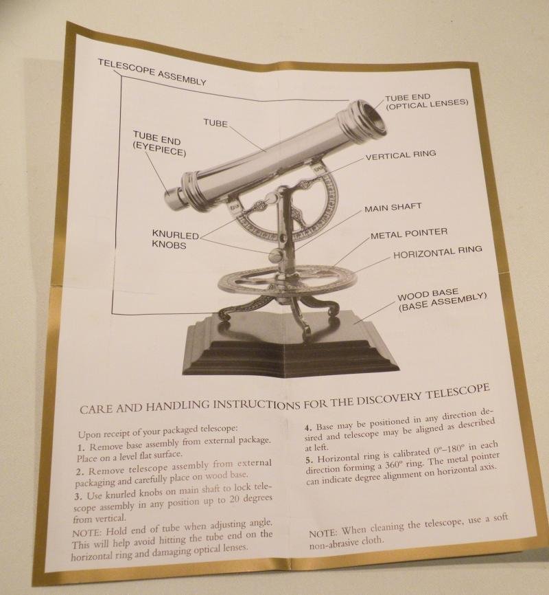 Vintage Franklin Mint – The Discovery Telescope — image 6