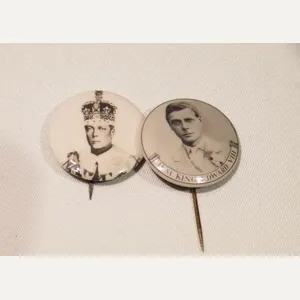 2x Edward VIII Coronation Badges.