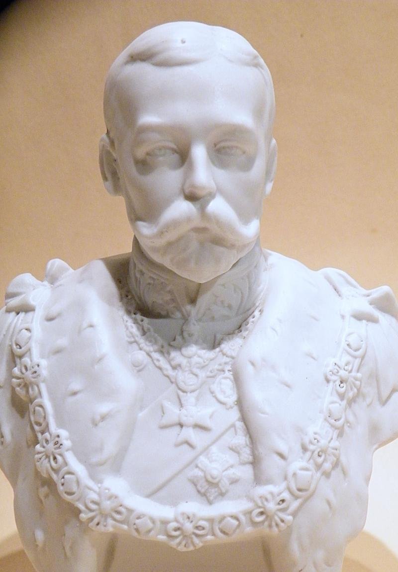 Antique Parian Bust of King George V — image 2