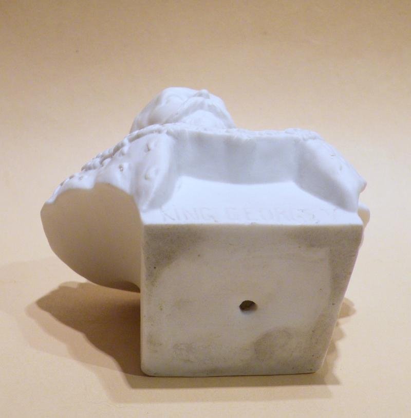 Antique Parian Bust of King George V — image 5