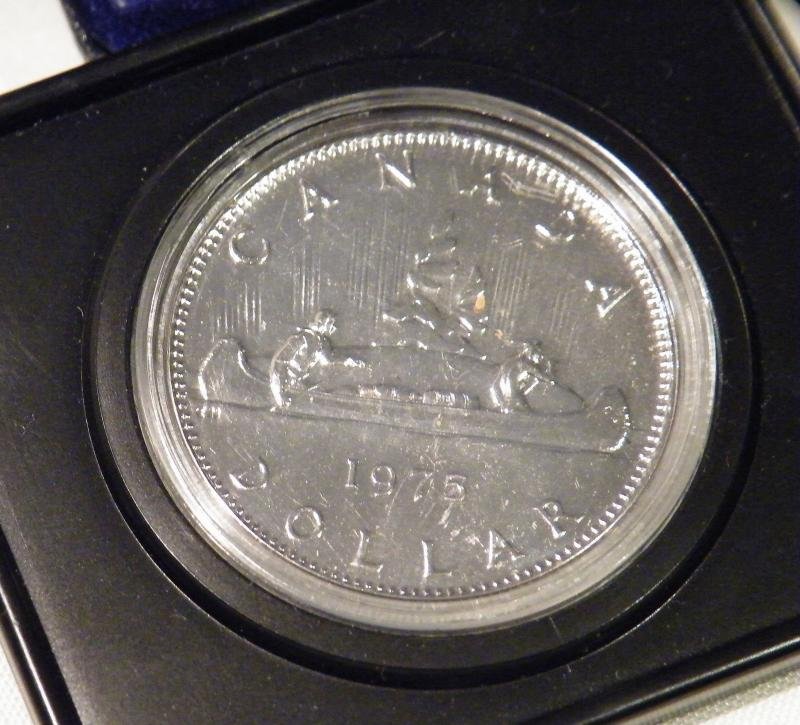 Boxed 1975 Canadian Dollar Coin — image 2