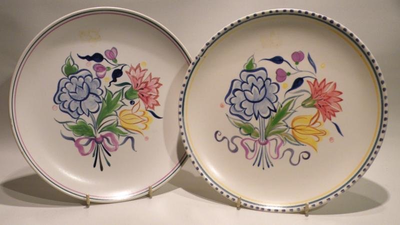 Three Pieces of Vintage Poole Hand Painted Pottery — image 3