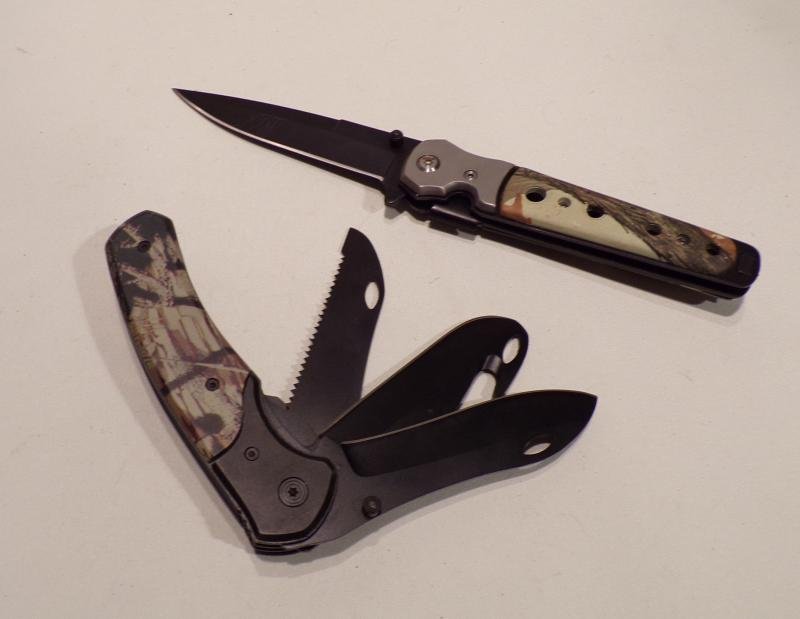 Two Multi Bladed Pocket Knives and one Other — image 3