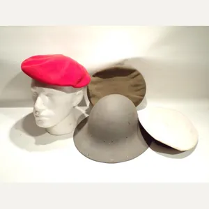 Various Vintage Headwear.