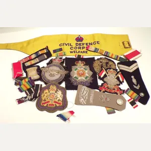Various Bullion Badges & Medal Ribbons.