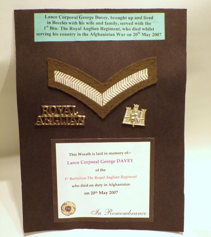 Royal Anglian Regiment Car Badge & Memorial — image 2