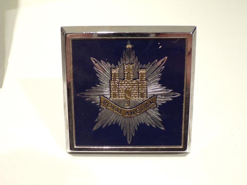 Royal Anglian Regiment Car Badge & Memorial — image 3