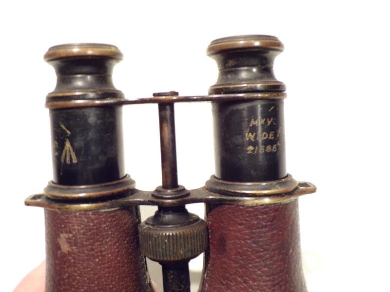 WW1 Era Military Marked Binoculars — image 2