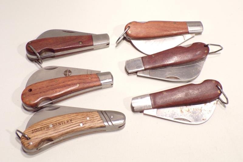 6 Vintage Pruning Knives. — image 2