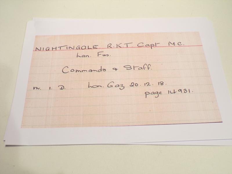 WW1 Officers Field Compass – Named to MC Winner. — image 8