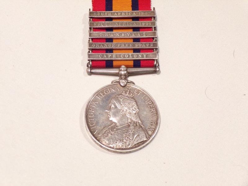 QSA + 5 to Tpr Rowels 58th Imperial Yeomanry — image 2