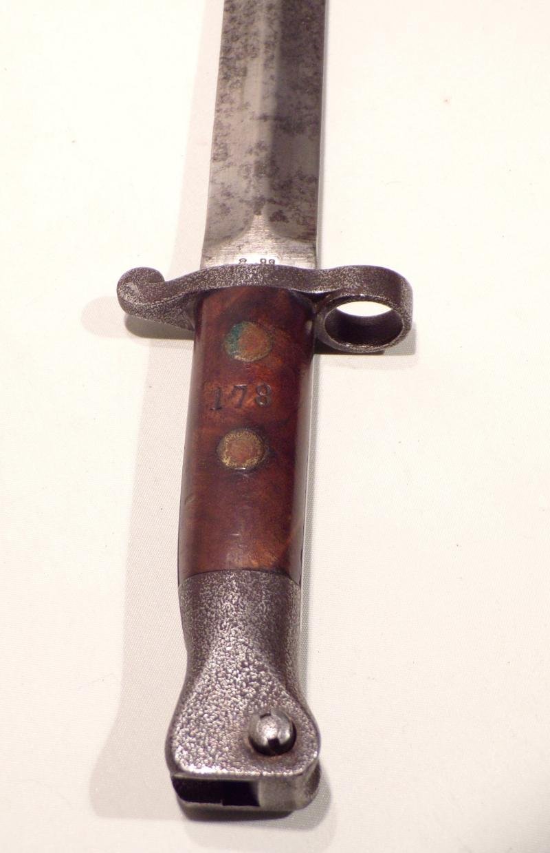 Boer War Lee Metford MkII Bayonet by Sanderson with Frog. — image 4