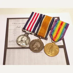 WW1 Medal Pair to Tallintire Argyle / Seaforth Highlanders MM …