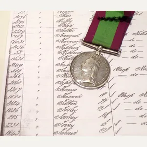 2nd Afghan War Medal to Norfolk Reg Ent Kabul Clasp.