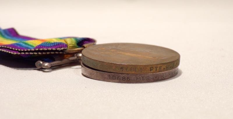 WW1 Medal Trio to Hancox RFC & Lincs Reg. — image 4