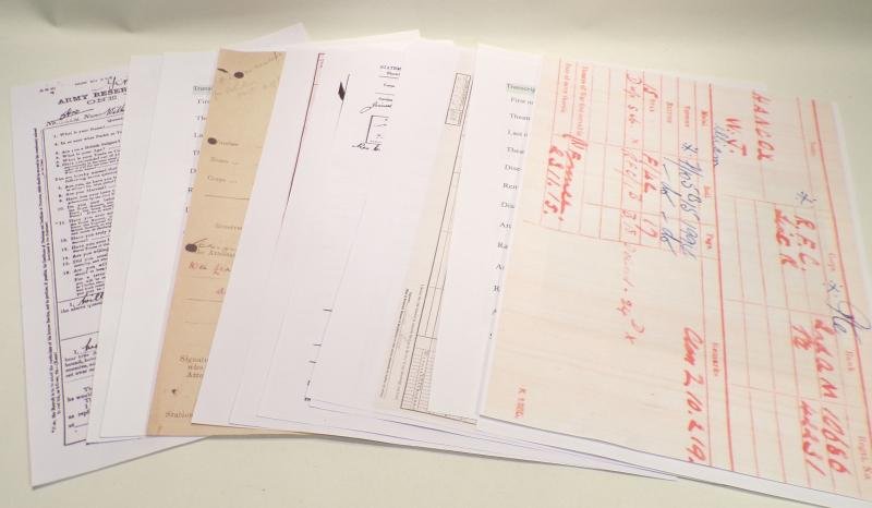 WW1 Medal Trio to Hancox RFC & Lincs Reg. — image 8