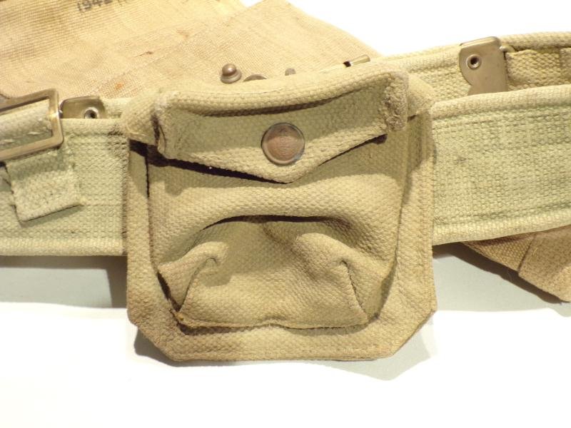 1937 Pattern Officers Webbing Belt Holster and Pouch. — image 5