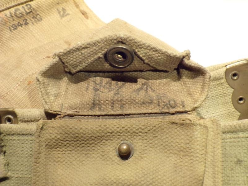 1937 Pattern Officers Webbing Belt Holster and Pouch. — image 6