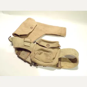 1937 Pattern Officers Webbing Belt Holster and Pouch.