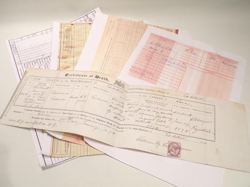 WW1 Medal pair to Garlick Royal Fusiliers. — image 5