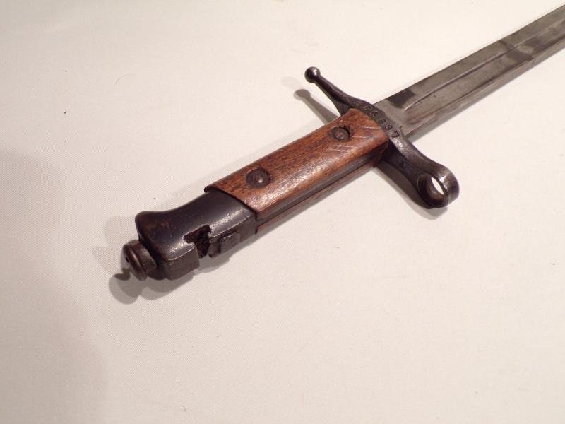 1891 Italian Mannlicher-Carcano Carbine Bayonet. — image 3