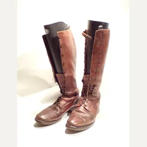 WW1 Era Officers Leather Trench/Riding Boots