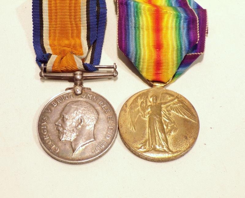 WW1 Medal Pair to Surgeon Probationer Brown RNVR. — image 2