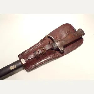 WW1 Era French M1892 Mk2 Mannlicher Berthier Bayonet & Frog.