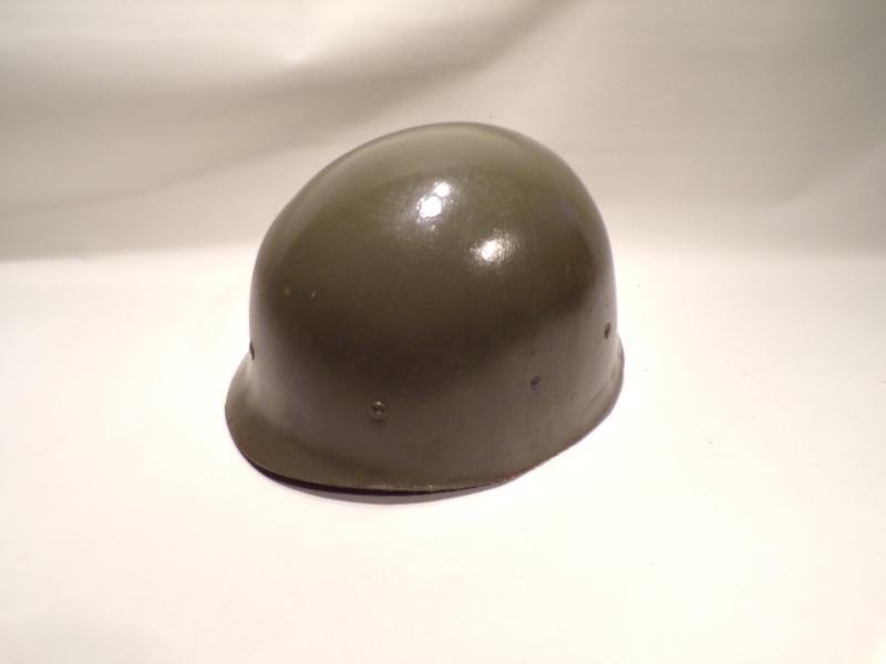 Korean War Era US M1 Helmet, Liner & Camo Cover. — image 6