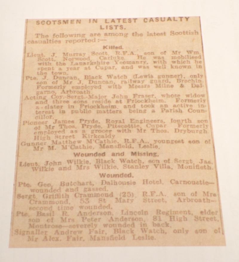 WW1 Medal Pair to Anderson Cambridgeshire Regiment. — image 5