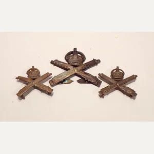 WW1 MGC Officers Badge Set.