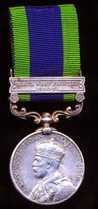 India General Service Medal 1908-35. GV 2nd Issue with clasp …