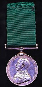 Volunteer Long Service Medal (India & the Colonies). GV issue …