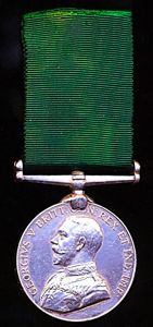 Volunteer Long Service Medal (India & the Colonies). GV issue …