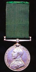 Volunteer Long Service Medal (India & the Colonies). GV issue …