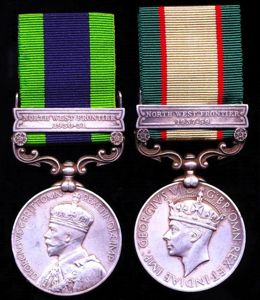 A Sikh 'Mountain Gunner's' pair of campaign medals for service …