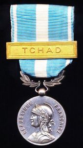 France: Overseas Medal 1962- (Medaille d'Outer Mer 1962-). With clasp …