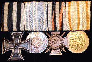 An Imperial Germany Great War service mounted group of 4 …