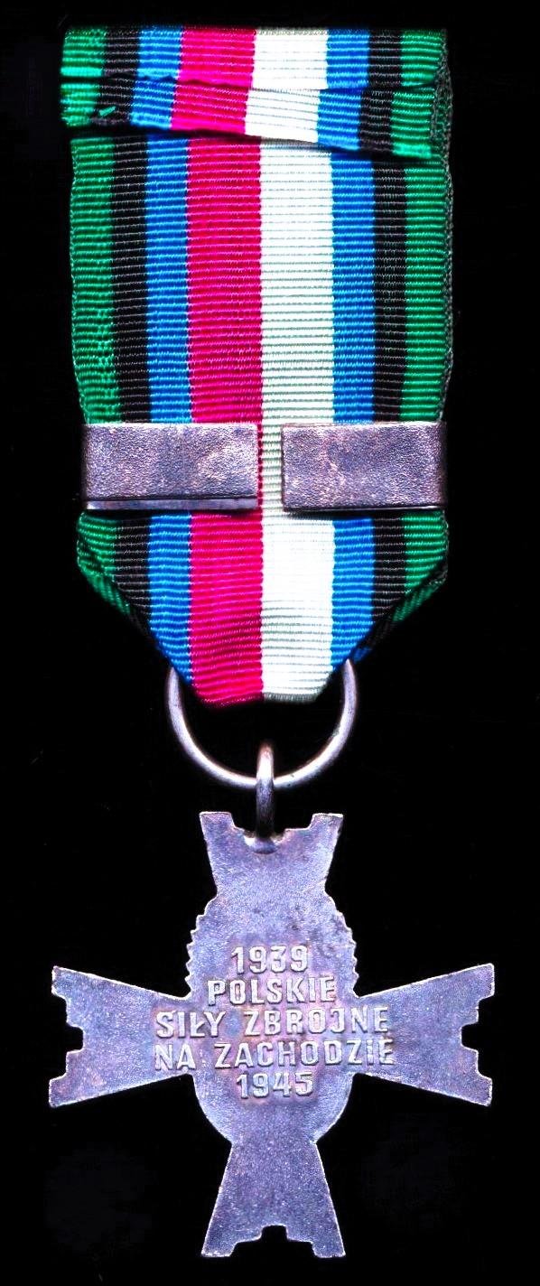 Poland (Republic): The Cross of Combat Action of the Polish Armed Forces in the West. 2nd type issue. With clasp 'Axel' — image 4