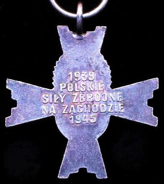 Poland (Republic): The Cross of Combat Action of the Polish Armed Forces in the West. 2nd type issue. With clasp 'Axel' — image 5