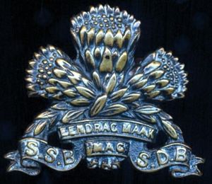 Union of South Africa: Special Service Battalion. Bronze beret / …