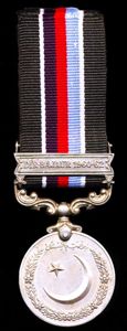 Pakistan (Republic): General Service Medal (Tamgha-i-Diffa 1947) with clasp 'Dir …