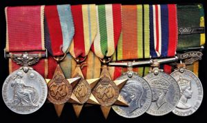 A meritorious, campaign and long service medal group of 7: …