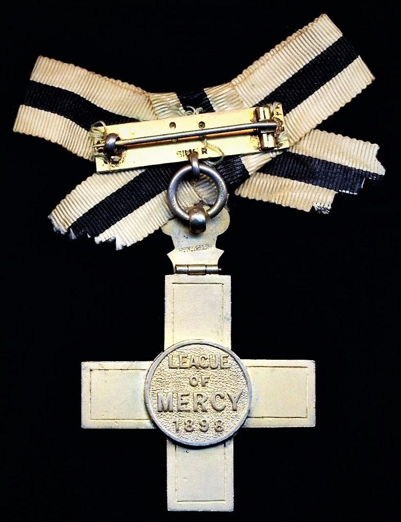 Order of the League of Mercy. Lady's shoulder badge — image 5