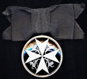 The Order of St. John of Jerusalem. Serving Sister's shoulder …