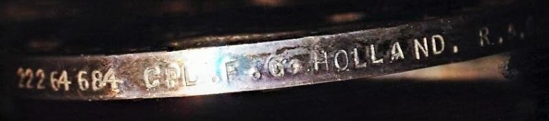 General Service Medal 1918-1962. EIIR issue with clasp 'Malaya' (22264684 Cpl. F. G. Holland. R.A.O.C.) — image 5
