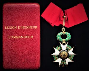 France: Legion of Honour (Legion d'Honneur). Commander's neck badge. 3rd …