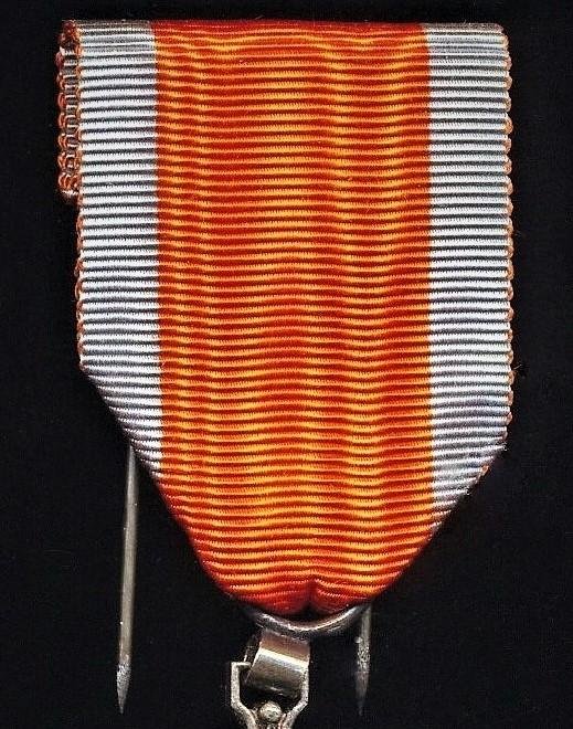 France: Order of Social Merit (Ordre du Mérite Social, Chevalier). Third class 'Knight' silvered & enamel breast badge — image 3