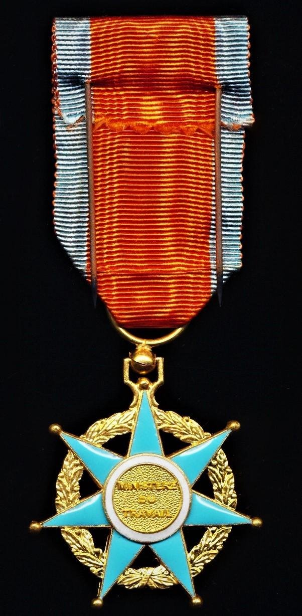 France: Order of Social Merit (Ordre du Mérite Social, Officier). Second class 'Officer' gilt & enamel breast badge — image 4