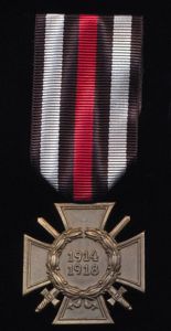 Germany (Third Reich): Honour Cross 1914-1918. With 'Swords' for combatants